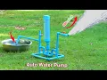 Lagu We turn PVC pipe into Hight speed water pump without electricity easy way