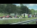 1 dead 6 hurt in I-66 crash