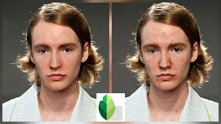 How To Remove Blemishes From Photos EASY Snapseed on iPhone