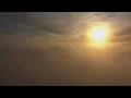 Foggy sunrise over Grand Rapids MI