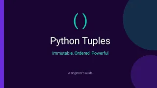 Python Tuples and One Example