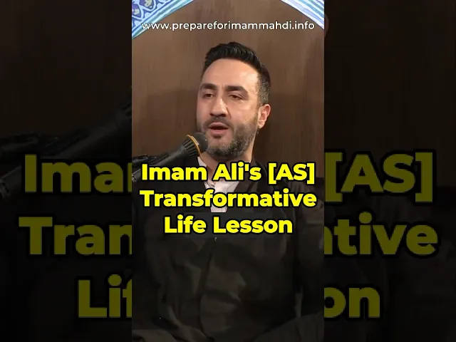 ⁣Imam Ali’s [AS] Transformative Life Lesson | Dr. Sayed Ammar Nakshawani #imammahdi #prophetmuhammad