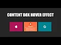 Content Box With Hover Effect HTML CSS