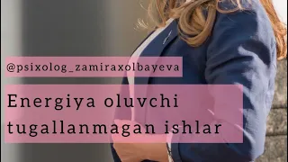 Sizni energiyangizni nima oladi aslida?