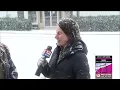 Meteorologist Amanda Curran - 2025 Winter Weather Live Shots Day 1