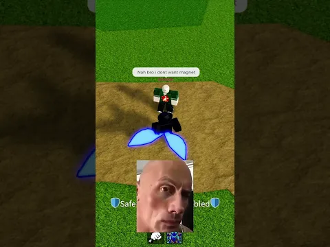 He rejected magnet because he loves this update 🧲🧲#bloxfruits
