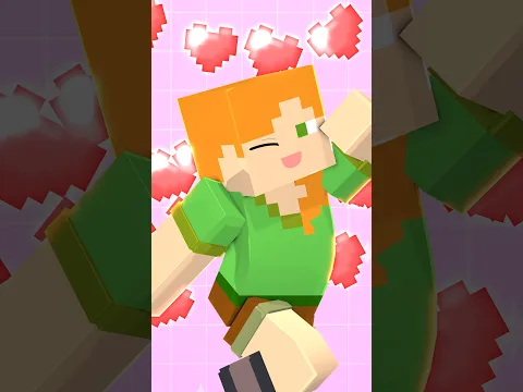 Alex Got Some Moves! #マイクラ #minecraftanimation ＃マイクラアニメ