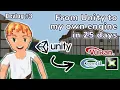 Porting my Unity game to my own engine in 1 month - Medieval Life Devlog