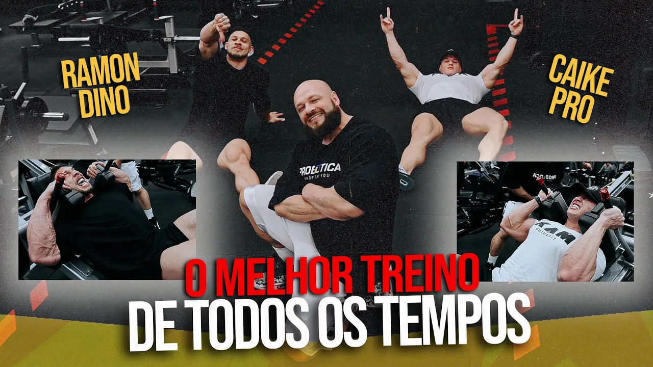 CAIKE PRO FEZ MEU TREINO DE PERNA | RAMON DINO