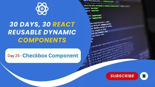 How to Create a Dynamic Customizable Checkbox Component in React Step-by-Step Tutorial