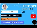 Leetcode 2415 Reverse Odd Levels of Binary Tree