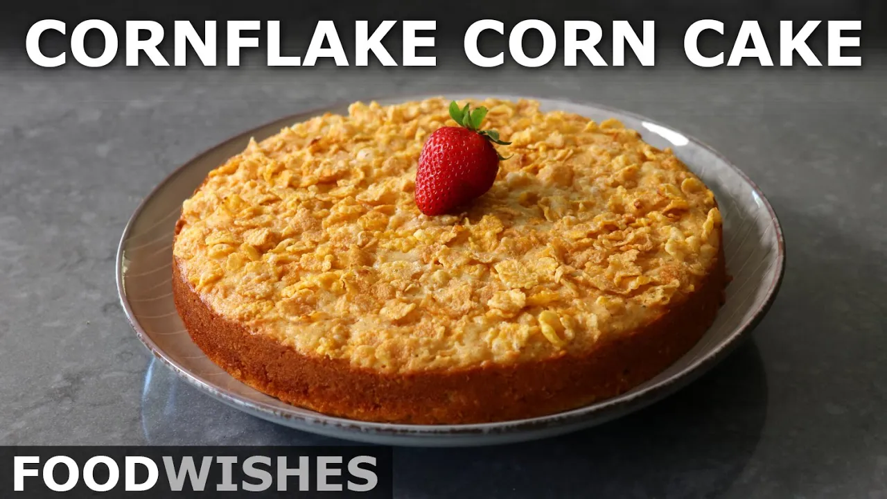 Cornflake Corn Cake - Cornflake Cornbread for Chili & Barbecue - Food Wishes