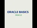 Oracle Basics SQL