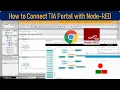 How to connect TIA Portal with Node-RED Part 1 Simens PLC IOT Solution SCADA Automation