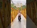 ✈️ BUCKETLIST: Iconic Yellow bridge in Lembongan! #indonesia #lembongan #bali #nusalembongan