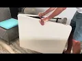 REAL REVIEW Lifetime 6 ft White Folding Table Super Easy