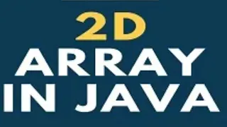 Two Dimensional Array Concept Explanation 2 Dim Array - Part 1 Java Basics 70 Java in Telugu