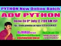 Advanced Python Online Training in DURGASOFT