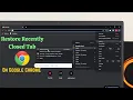 Download Lagu Google Chrome: How to Recover Your Lost Tabs! [Restore Closed Tabs]