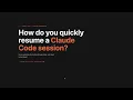Need to Continue a Claude Code Task Pick Up Where You Left Off