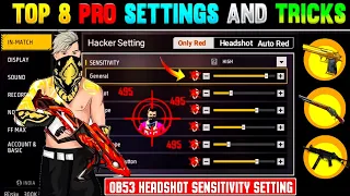 free fire headshot setting after ob53 update 2026 best sensitivity settings sensitivity setting 