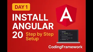 Angular 20 Tutorial Day 1 How to Install Angular Setup Development Environment