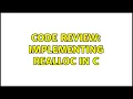 Code Review Implementing realloc in C 5 Solutions