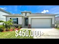 Largest Ranch New Construction Model Home Tour in Central Park Port St Lucie Florida Maronda Homes