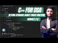 Module 2 6 How to Return Dynamic Array from Function in C Bangla Mahmudul Haque Shawon