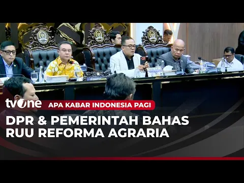 Menteri ATR Nusron Wahid Hadiri Rapat RUU Reforma Agraria di Baleg DPR