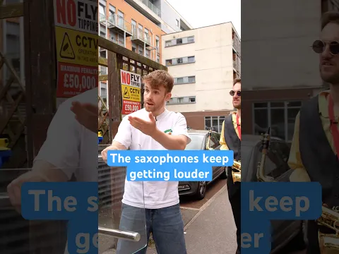The saxophones keep getting louder...