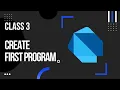 Class 3 How to Create the First Program in Dart Hello World Program Hindi - Urdu Tutorial