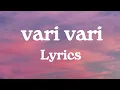Vari Vari - Dhee(Lyrics)TanGlish