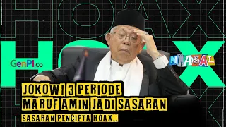 Jokowi 3 Periode, Maruf Amin Jadi Sasaran 