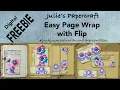 FREE DIGITAL Plus a Page Wrap with a Flip to Embellish your Journal