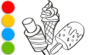 How to draw popcicle easy.