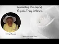 Celebration of Life Service for Myrtle May Whorms