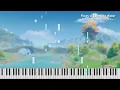 Download Lagu Flows of Jade-Like Water - Genshin Impact OST - Piano Arrangement (Sheet Music)