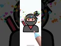 How to Draw Ninja - Color Page ASMR