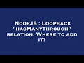 NodeJS Loopback hasManyThrough relation Where to add it
