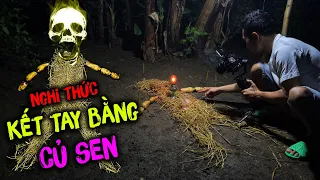 souls hand binding ritual using lotus root ghost movie ku khoa vlog