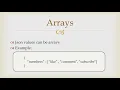 09 array datatype in json