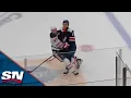 Garnet Hathaway Crushes Connor McDavid With Massive Open-Ice Hit