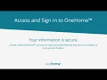 OneHome Access and Sign In