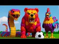 Download Lagu The mascot vibrato assistant dog placed on the football field is popular, co-produced and creative 9