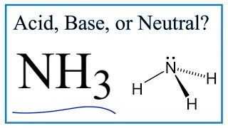Is NH3 Ammonia an Acid Base or Neutral