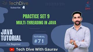 Practice Set-9 multithreading in Java Tutorial