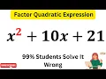 x 2 10x 21 Never Seen Solution Before Many Students Failed To Solve
