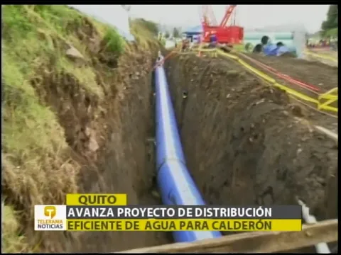 Avanza proyecto de distribución eficiente de agua para Calderón