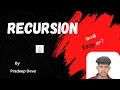 Recursion Introduction Recursion Stack Overflow Recursion Tree Basics Of Java in Telugu